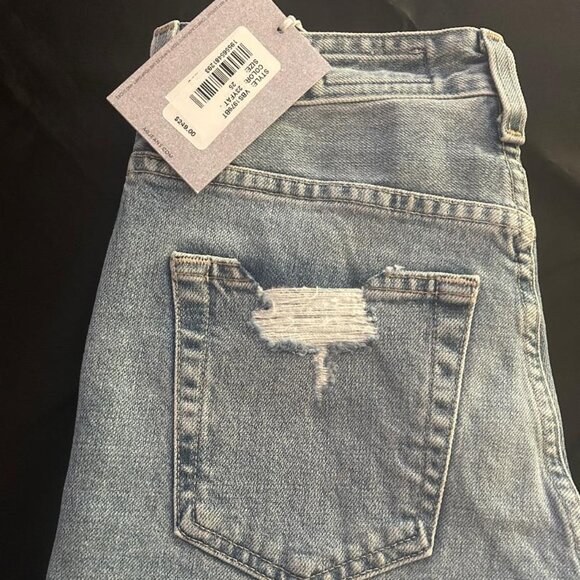AG Adriano Goldschmied Alexxis High Waist Straight Jeans Size 25 NWT $249 - Picture 11 of 13